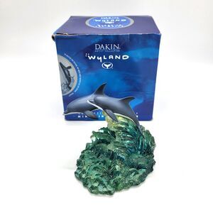 Vintage 2000 Dakin Wyland No. 365 Minds in the Water Dolphin Figurine 38106